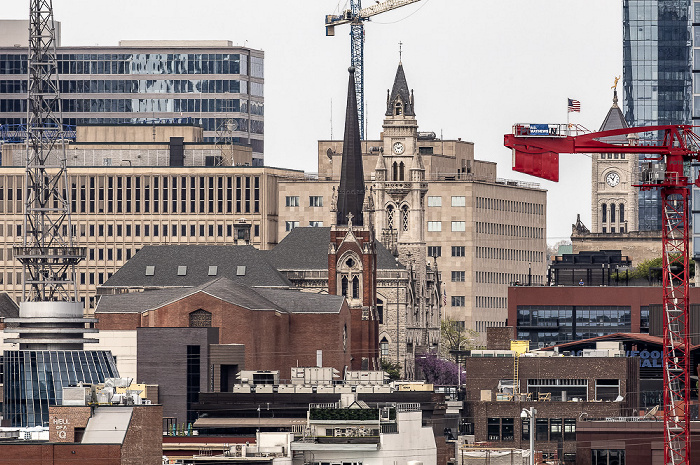 Blick aus dem La Quinta Inn & Suites Nashville Downtown/Stadium: Downtown Nashville