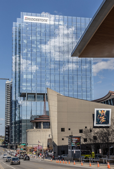 Demonbreun Street: Country Music Hall of Fame and Museum, Bridgestone Tower Nashville