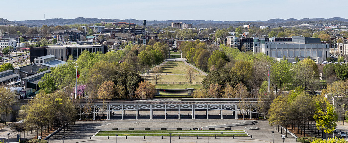 Blick vom Capitol Hill: Bicentennial Capitol Mall State Park Nashville
