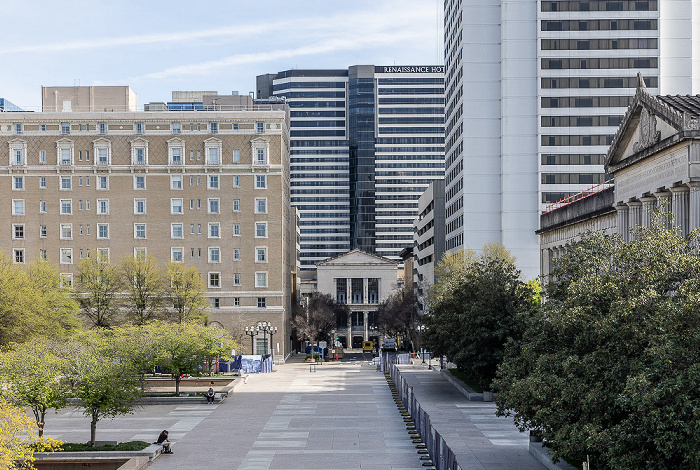 Blick vom Capitol Hill: Legislative Plaza Nashville
