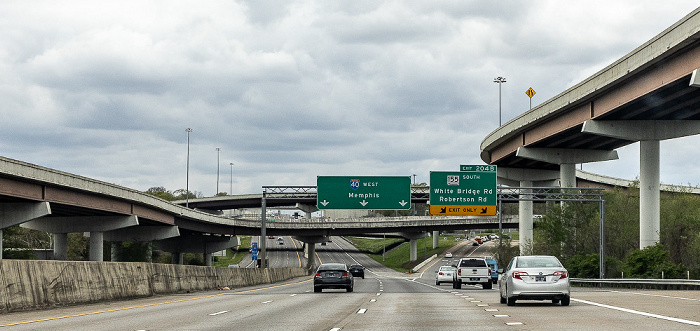 Interstate I-40 Exit 204B Nashville