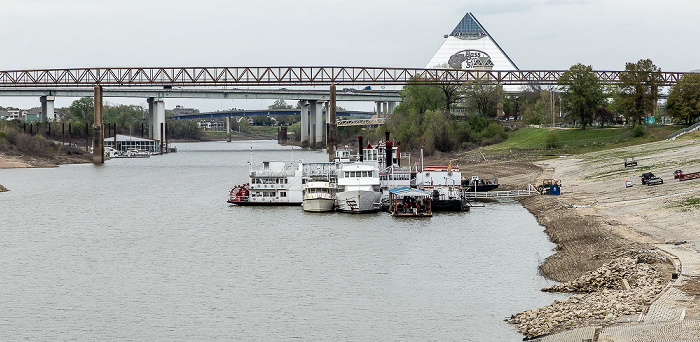 Wolf River Harbor, Mud Island Monorail Memphis