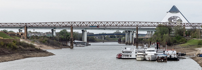 Wolf River Harbor, Mud Island Monorail Memphis