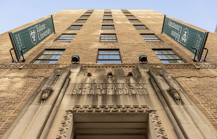 Central Business District: Lasalle Street - Hutchinson Memorial Building (Tulane University School of Medicine) New Orleans