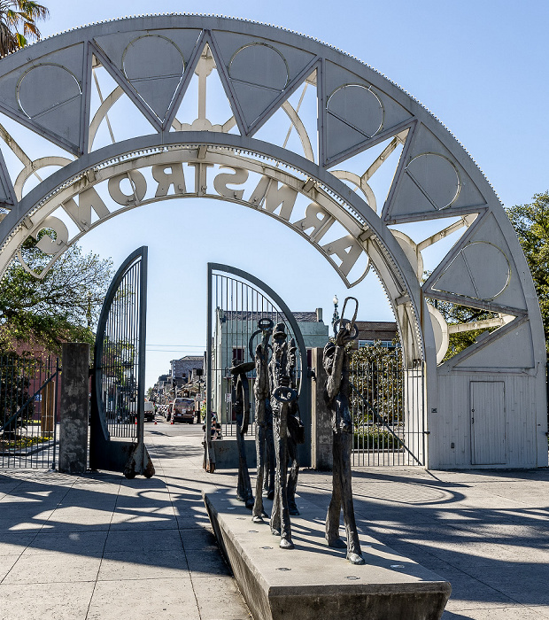 Louis Armstrong Park: Brass Band Statue New Orleans