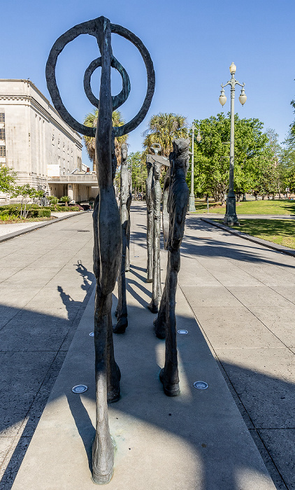 Louis Armstrong Park: Brass Band Statue New Orleans