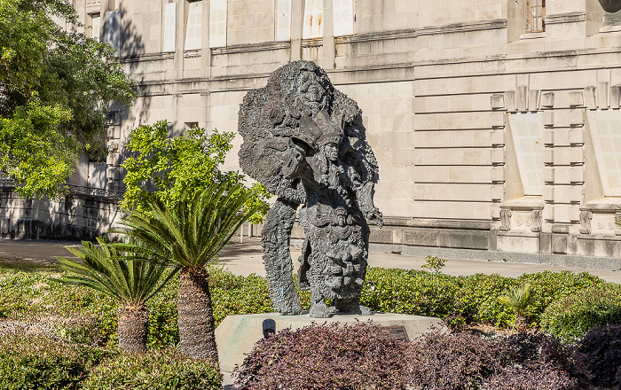 Louis Armstrong Park: Congo Square mit dem Chief Tootie Denkmal New Orleans