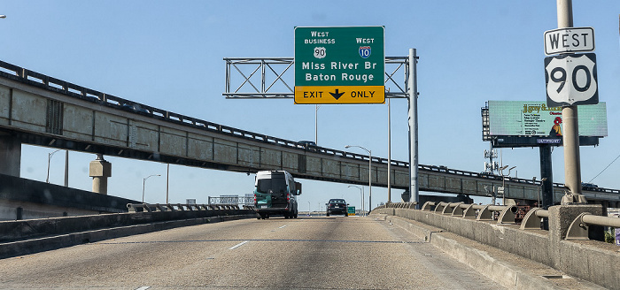 South Claiborne Avenue (U.S. Highway 90) New Orleans