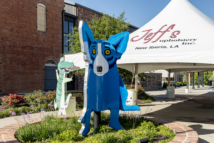 George Rodrique: Park Blue Dog Statue New Iberia