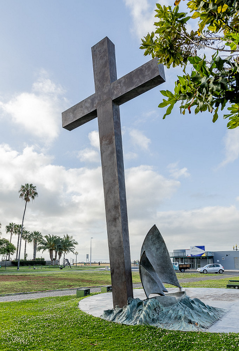 Zona Velha da Cidade: Jardim Almirante Reis mit dem Denkmal 500 anos da Diocese do Funchal Funchal