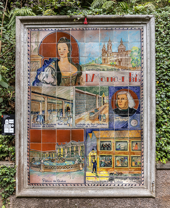 Jardim Tropical Monte Palace: Azulejo zur Geschichte Portugals Funchal