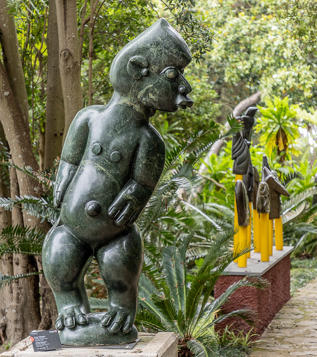 Jardim Tropical Monte Palace: Steinskulpturen aus Simbabwe Funchal