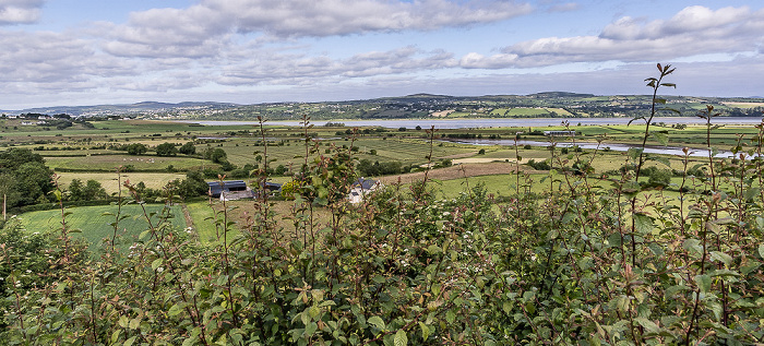 Blick vom Manorcunningham Viewpoint: Mündung des River Swilly in den Lough Swilly County Donegal