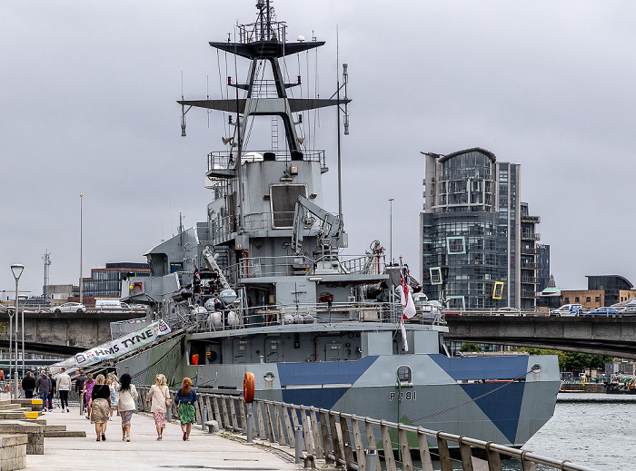 Queen's Quay, Lagan, HMS Tyne (P281) Belfast