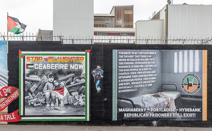 West Belfast: Divis Street - Street Art Belfast