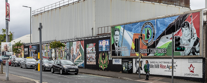 West Belfast: Northumberland Street - Street Art Belfast