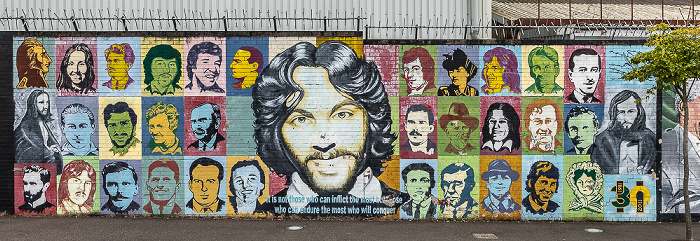 West Belfast: Northumberland Street - Street Art Belfast