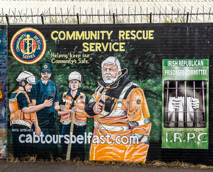 West Belfast: Northumberland Street - Street Art Belfast