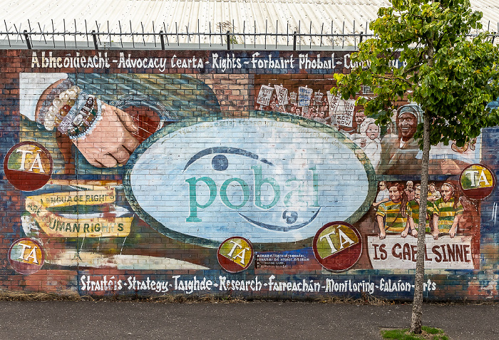 West Belfast: Northumberland Street - Street Art Belfast