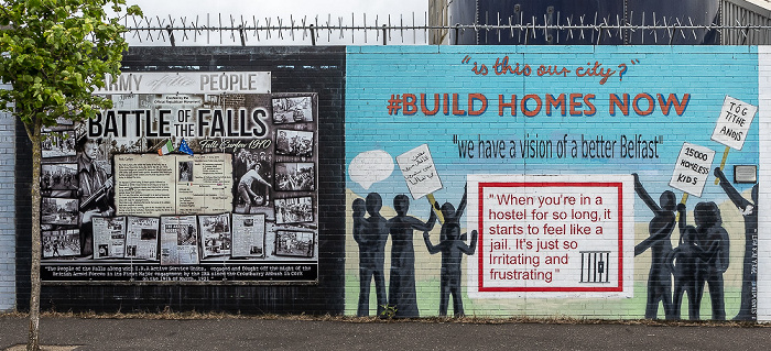 West Belfast: Northumberland Street - Street Art Belfast