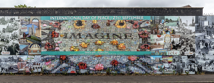 West Belfast: Northumberland Street - Street Art Belfast