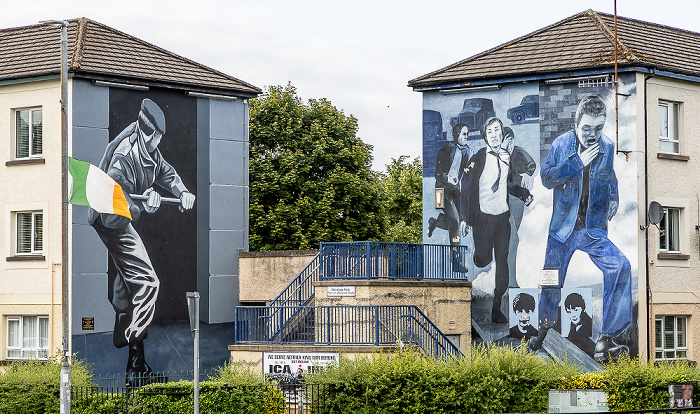 Bogside: Fahan Street / Rossville Street - Street Art Derry/Londonderry