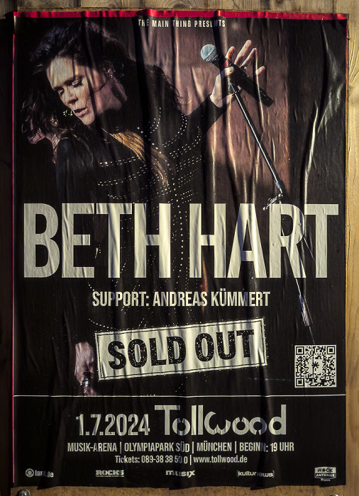 Musik-Arena (Tollwood): Beth Hart (+ Andreas Kümmert) München