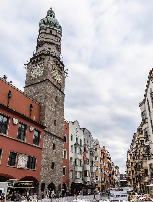 Herzog-Friedrich-Straße: Stadtturm Innsbruck