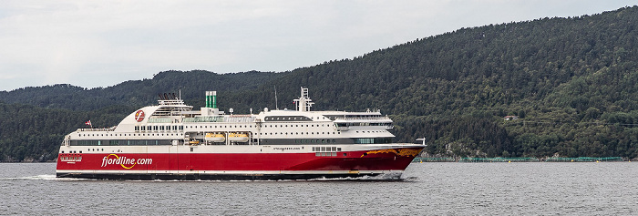 Fährschiff Stavangerfjord (Fjord Line), Huftarøy Bjørnafjorden