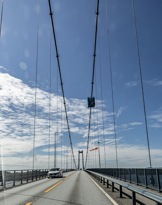Europastraße E 39 mit der Stordabrua über den Digernessundet Vestland