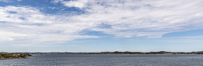 Blick von der Frekasundbrua (Europastraße E 39 (Tysværvegen)): Frekasund  Tysvær