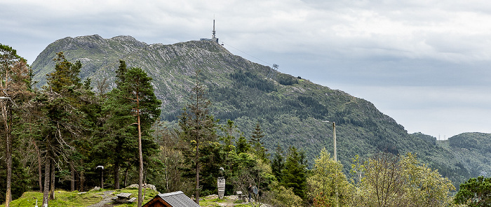 Blick vom Fløyen Bergen