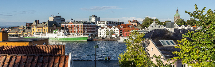 Blick vom Einar Hedéns plass: Vågen, Skagenkaien Stavanger