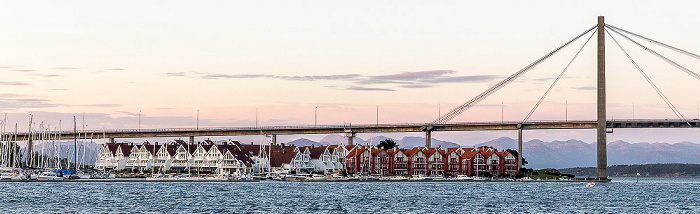 Straumsteinsundet mit der Stavanger bybru Stavanger