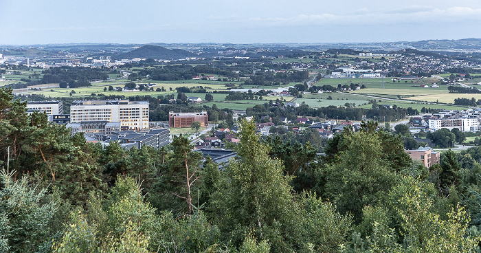 Blick vom Ullandhaugtårnet Stavanger