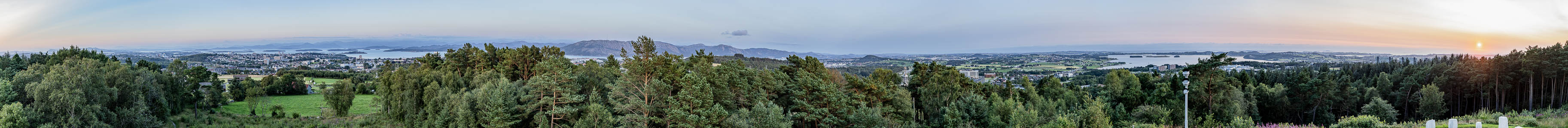 Blick vom Ullandhaugtårnet Stavanger