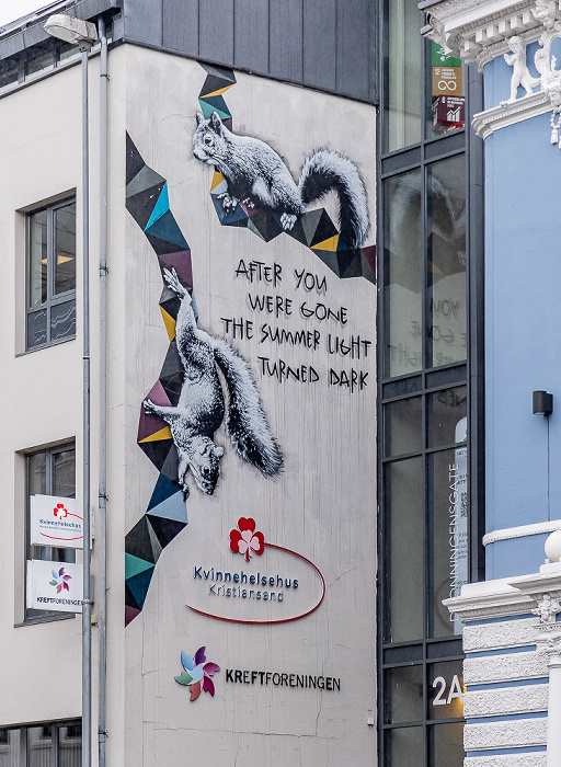 Dronningens gate: Street Art Kristiansand