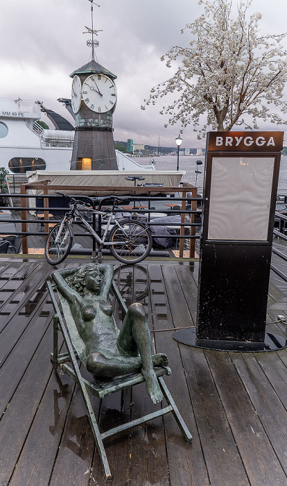Aker brygge: Stranden (Havnepromenaden Fjordbyen Oslo) Oslo