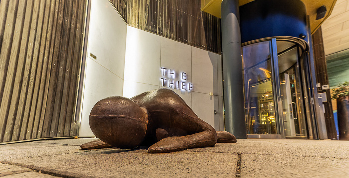 Tjuvholmen: Eingang zu The Thief Oslo
