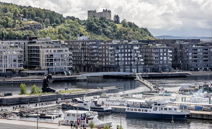 Blick vom Operahuset i Oslo: Bjørvika, Sørengkaia Oslo