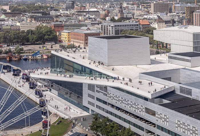 Blick vom Munchmuseet: Operahuset i Oslo (Opernhaus Oslo) Oslo