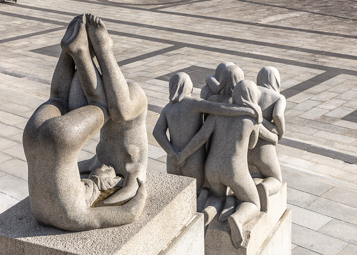 Frognerparken: Vigeland-Skulpturenpark (Vigelandsparken) Oslo