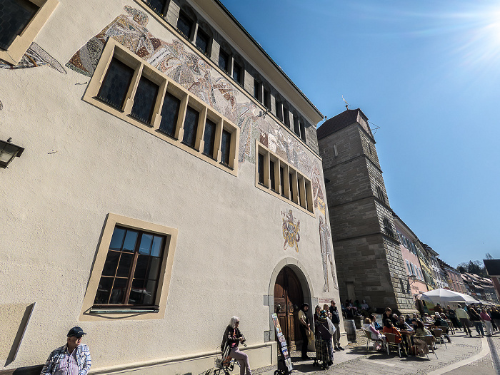 Münsterstraße: Rathaus Überlingen, Pfennigturm Überlingen