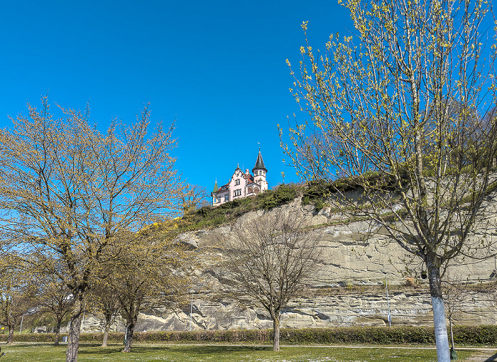 Bahnhofstraße, Felsen der Goldbacher Stollen Überlingen