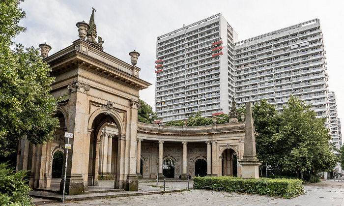 Leipziger Straße: Spittelkolonnaden, Historischer Meilenstein Berlin