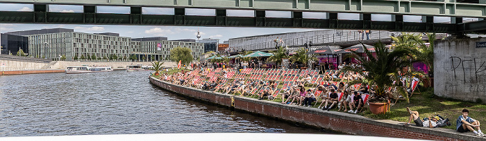 Spree, Ludwig-Erhard-Ufer, Spreebogenpark Berlin