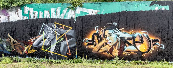 Park am Gleisdreieck (Ostpark): Street Art Berlin