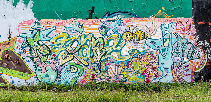 Park am Gleisdreieck (Ostpark): Street Art Berlin