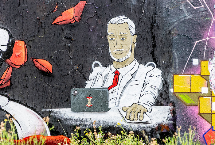 Park am Gleisdreieck (Ostpark): Street Art Berlin