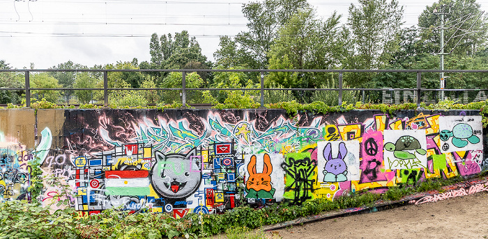 Park am Gleisdreieck (Ostpark): Street Art Berlin